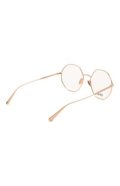 Женские оправа DIOR EYEWEAR золотого цвета, арт. GEMDI0R0 R2U E000 | Фото 4 (Тип очков: Оправа; Региональные ограничения белый список (Axapta Mercury): Не проставлено; Нос: Не проставлено; Материал: Металл; Оптика Гендер: оптика-женское; Очки форма: Круглые)