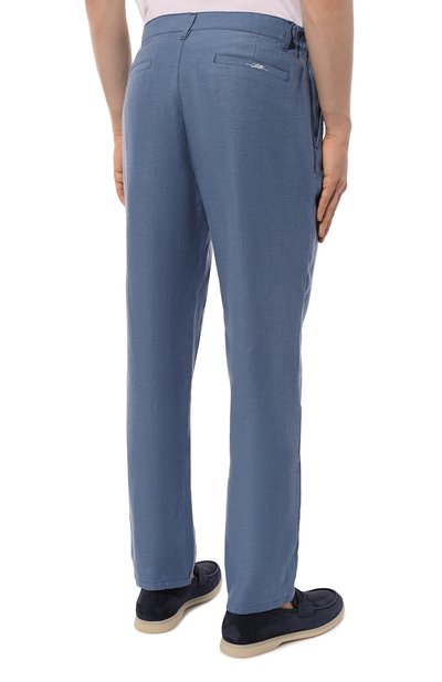 Брюки изо льна и шелка ZILLI, арт. CP801BM0850VZC000, фото 4