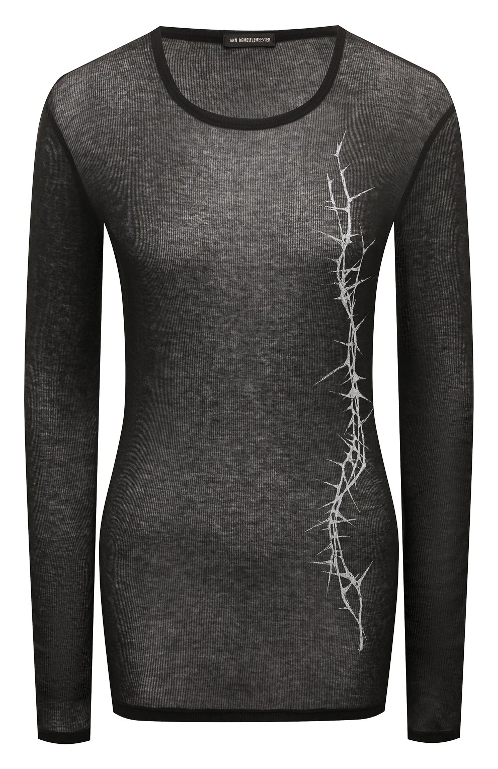 Хлопковый лонгслив ANN DEMEULEMEESTER, арт. 2402-W-JTS12-35-FA434-002, фото 1