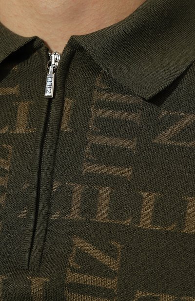 Поло из хлопка и шелка ZILLI, арт. KZP002M0147VZCP00, фото 5