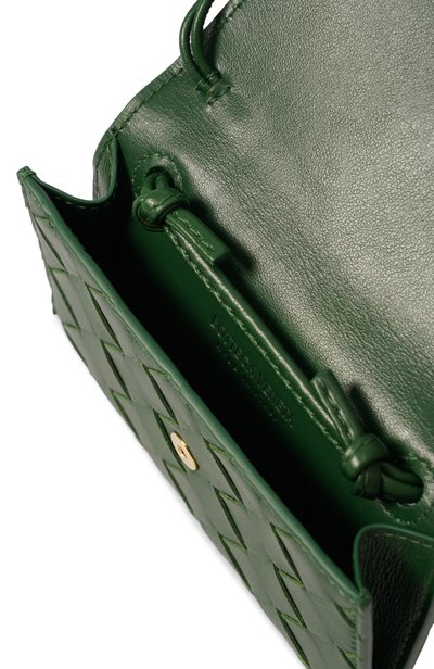 Сумка andiamo BOTTEGA VENETA зеленого цвета по цене 117000 руб., арт. 861700/VCPP2, фото 5 Сумка andiamo BOTTEGA VENETA, арт. 861700/VCPP2, фото 5