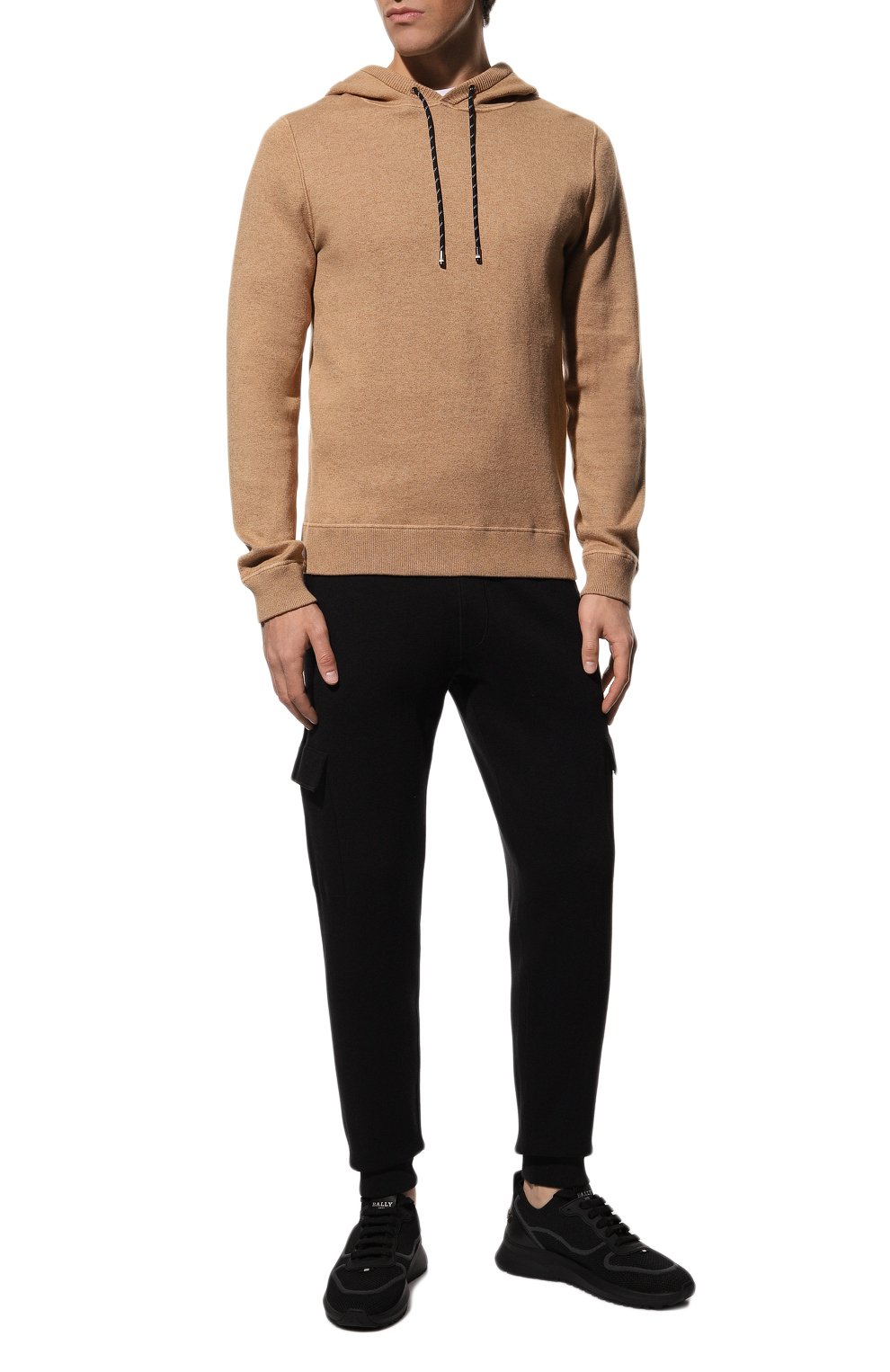 Худи из хлопка и шерсти BOSS, арт. 50482648, фото 2