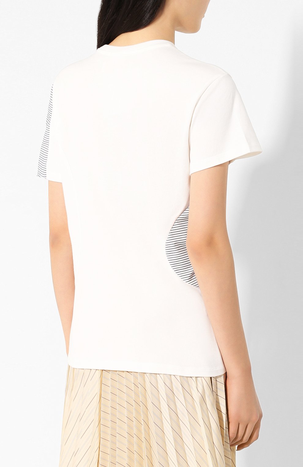 Хлопковая футболка AKIRA NAKA, арт. AR2046-WHBL, фото 4