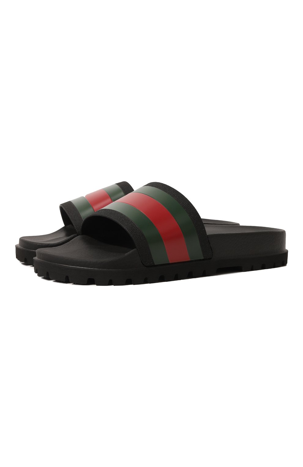 Шлепанцы GUCCI черного цвета по цене 54150 руб., арт. 429469 GIB10, фото 1 Шлепанцы GUCCI, арт. 429469 GIB10, фото 1