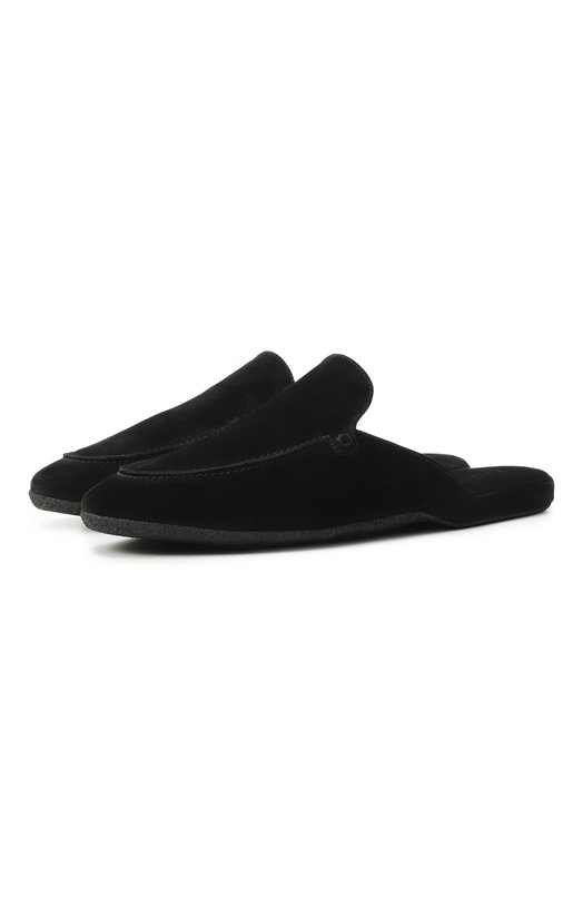 Замшевые домашние туфли Farfalla C19I/SUEDE Чёрный C19I/SUEDE