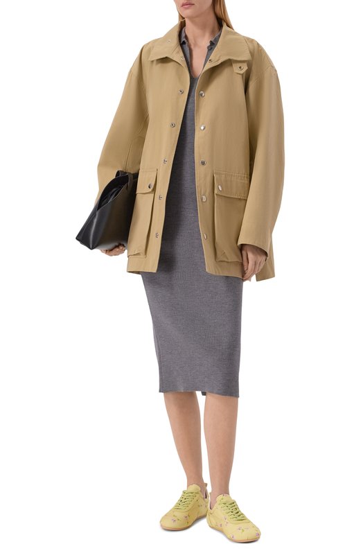 Текстильные кеды Etage Jil Sander J15WS0047/P7713 Жёлтый  J15WS0047/P7713 Фото 3