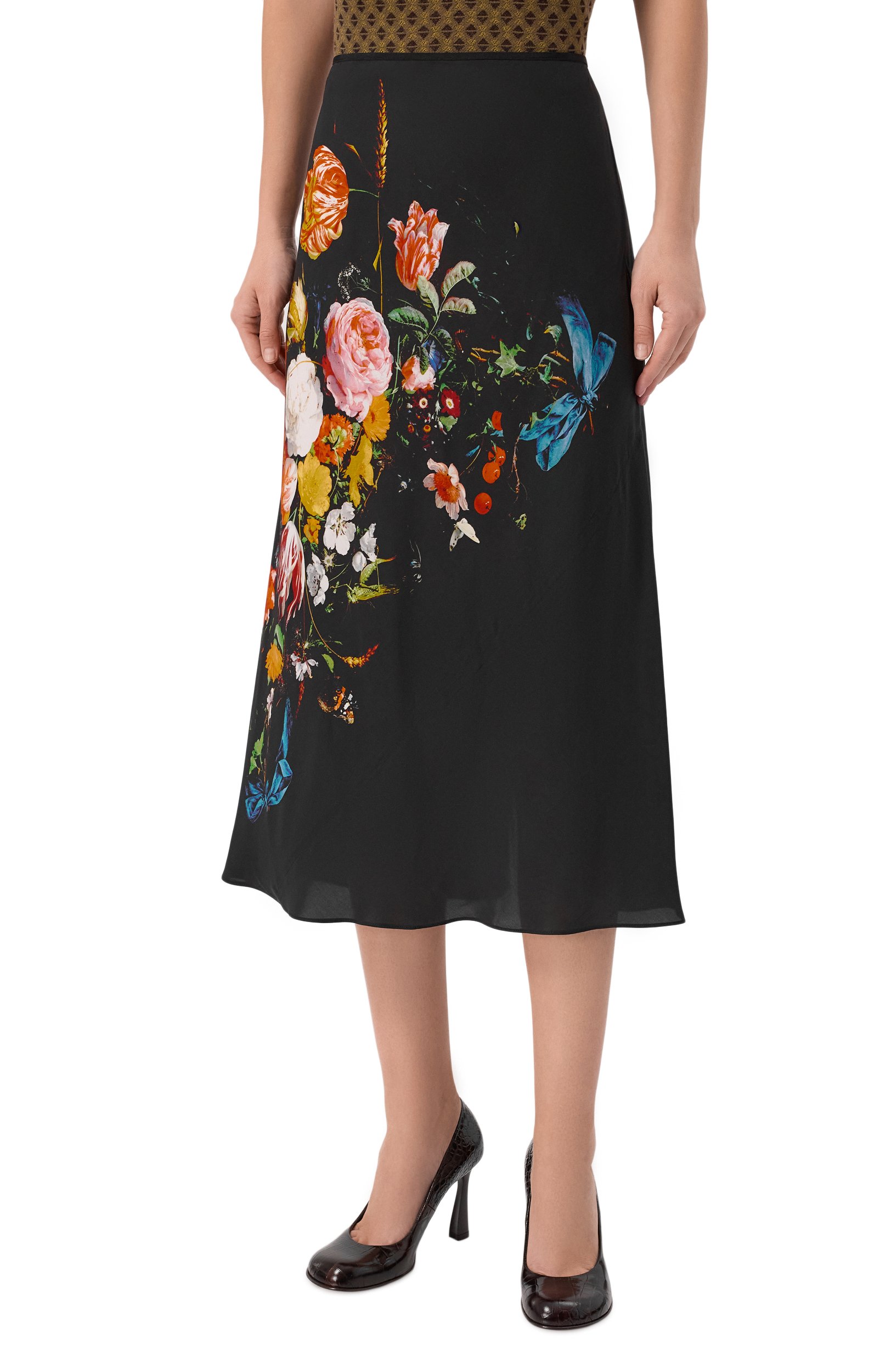 Юбка из вискозы DRIES VAN NOTEN, арт. 010802/4087, фото 3