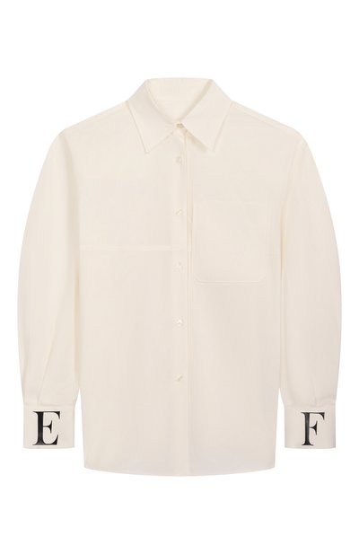 Хлопковая рубашка ELISABETTA FRANCHI LA MIA BAMBINA, арт. EFCA2700/CA235/6-8