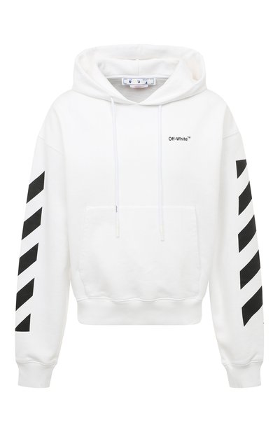 Хлопковое худи OFF-WHITE, арт. OMBB037C99FLE0010110, фото 1