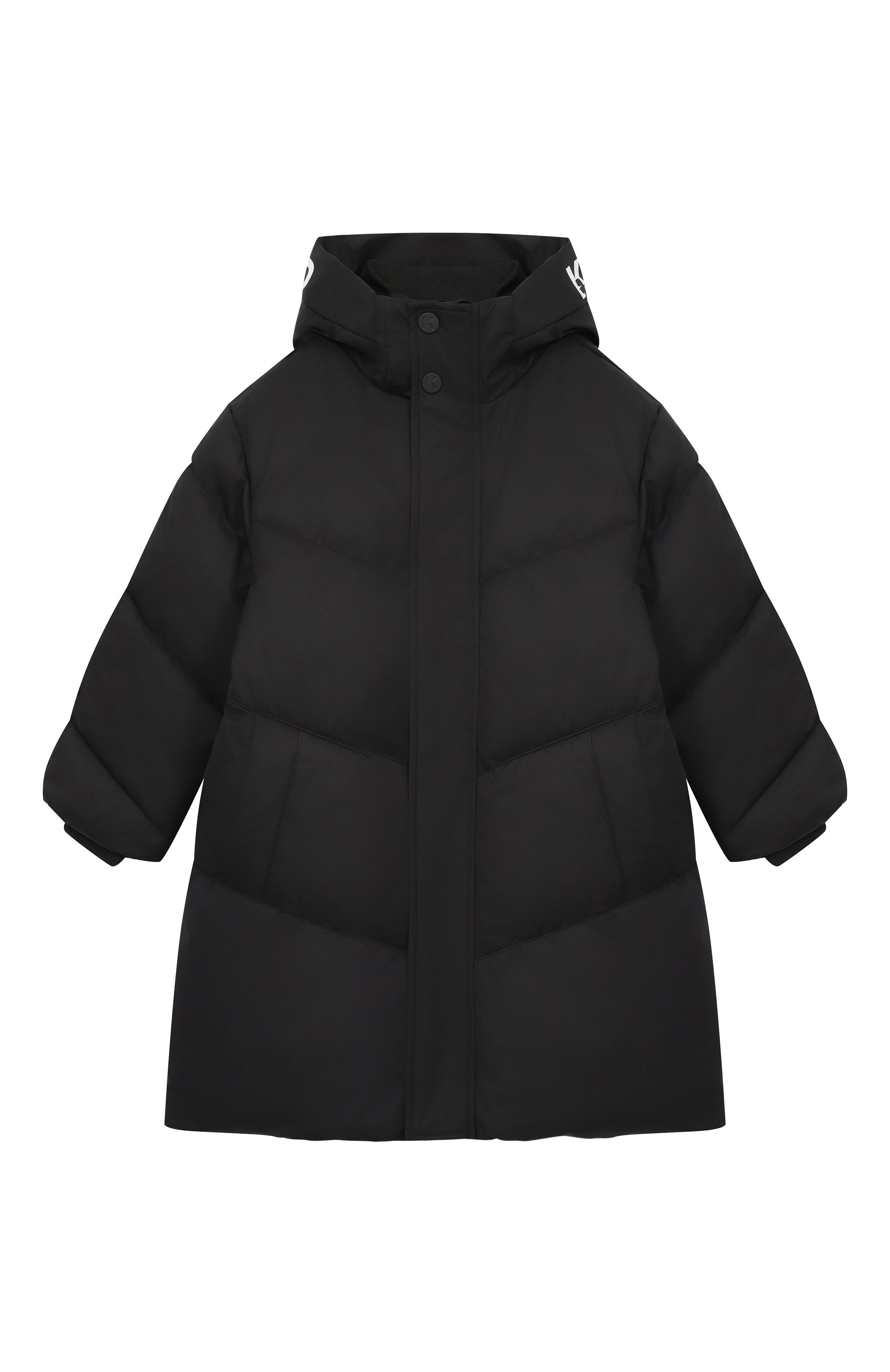 Утепленное пальто KARL LAGERFELD KIDS, арт. Z30631, фото 1