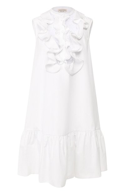 Женское хлопковое платье ALEXANDER MCQUEEN, арт. 609653/QAAAD