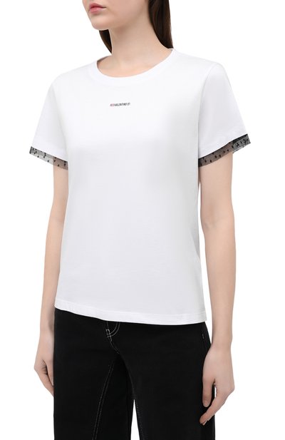 Хлопковая футболка REDVALENTINO, арт. VR3MG08P/5QF, фото 3