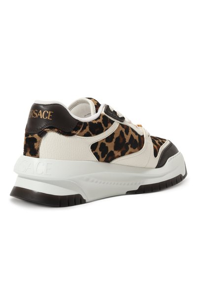 Кожаные кроссовки odissea VERSACE, арт. 1016365/1A12173, фото 5