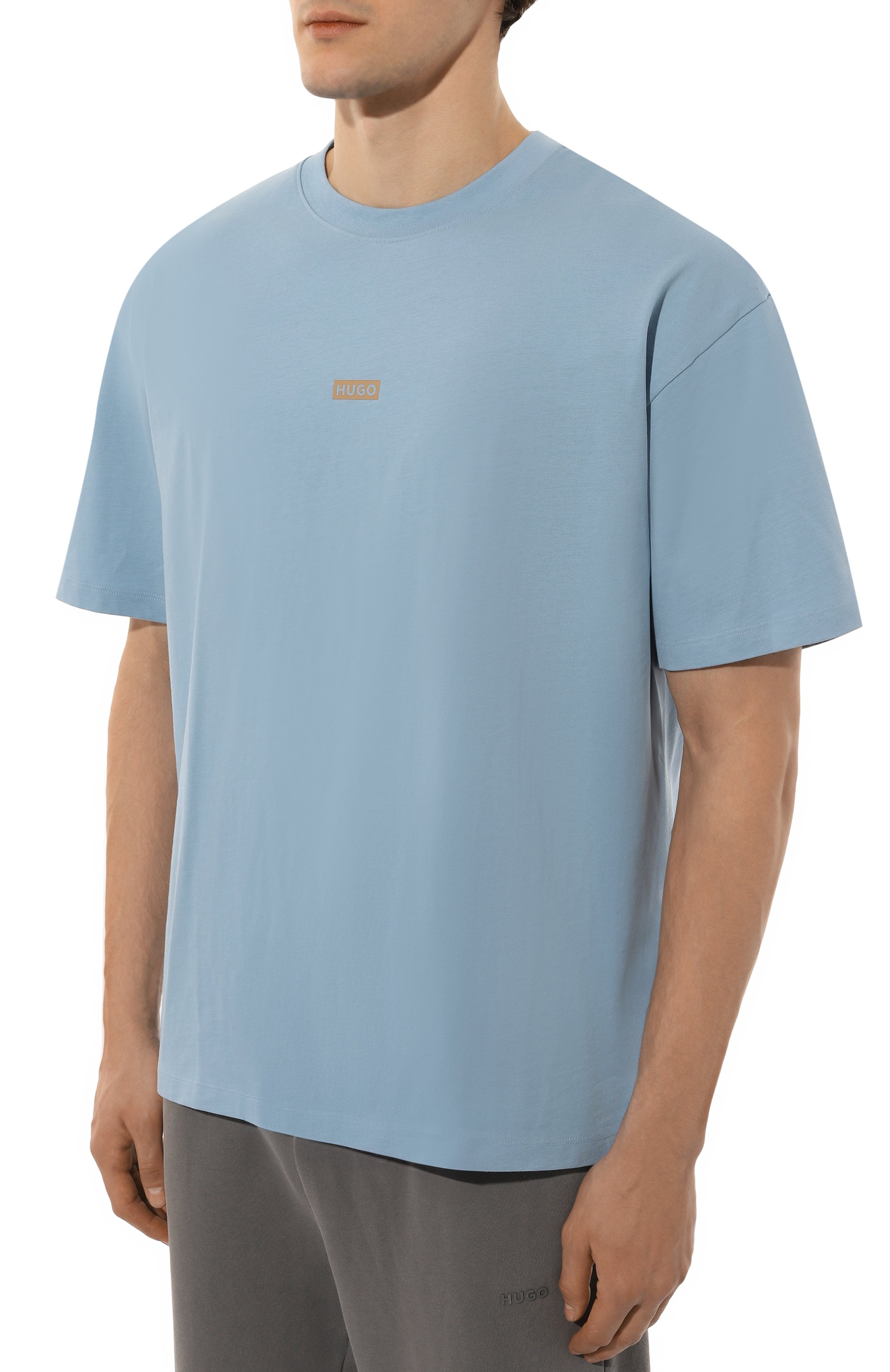 Хлопковая футболка HUGO BLUE, арт. 50509776, фото 3