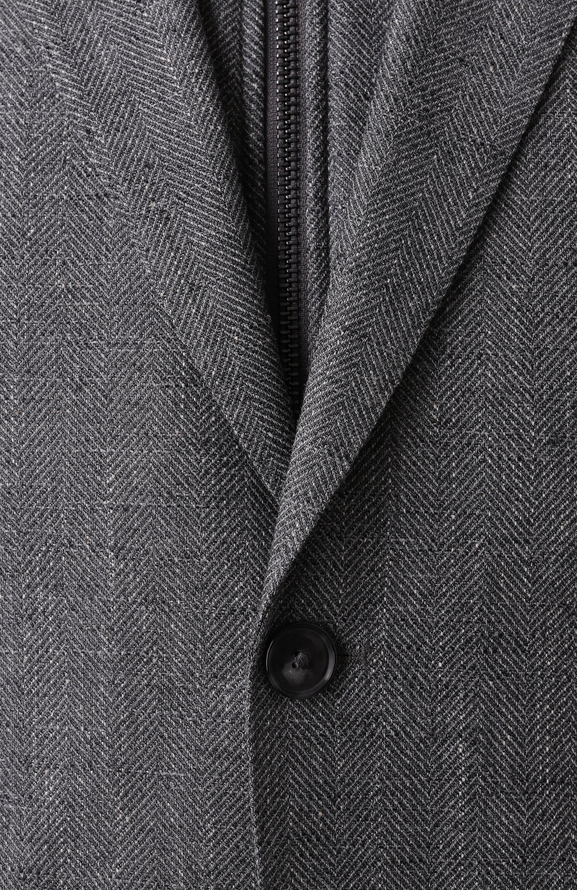 Пиджак из шерсти и хлопка BOSS, арт. 50535047, фото 8