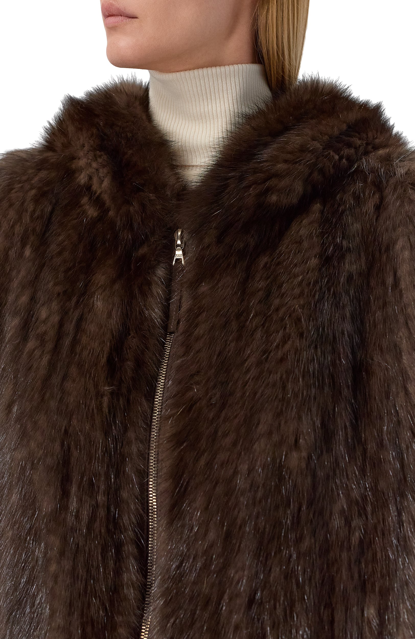 Шуба из соболя MVST коричневого цвета по цене 4850000 руб., арт. M005/SABLE FARM NO SILVER, фото 5 Шуба из соболя MVST, арт. M005/SABLE FARM NO SILVER, фото 5