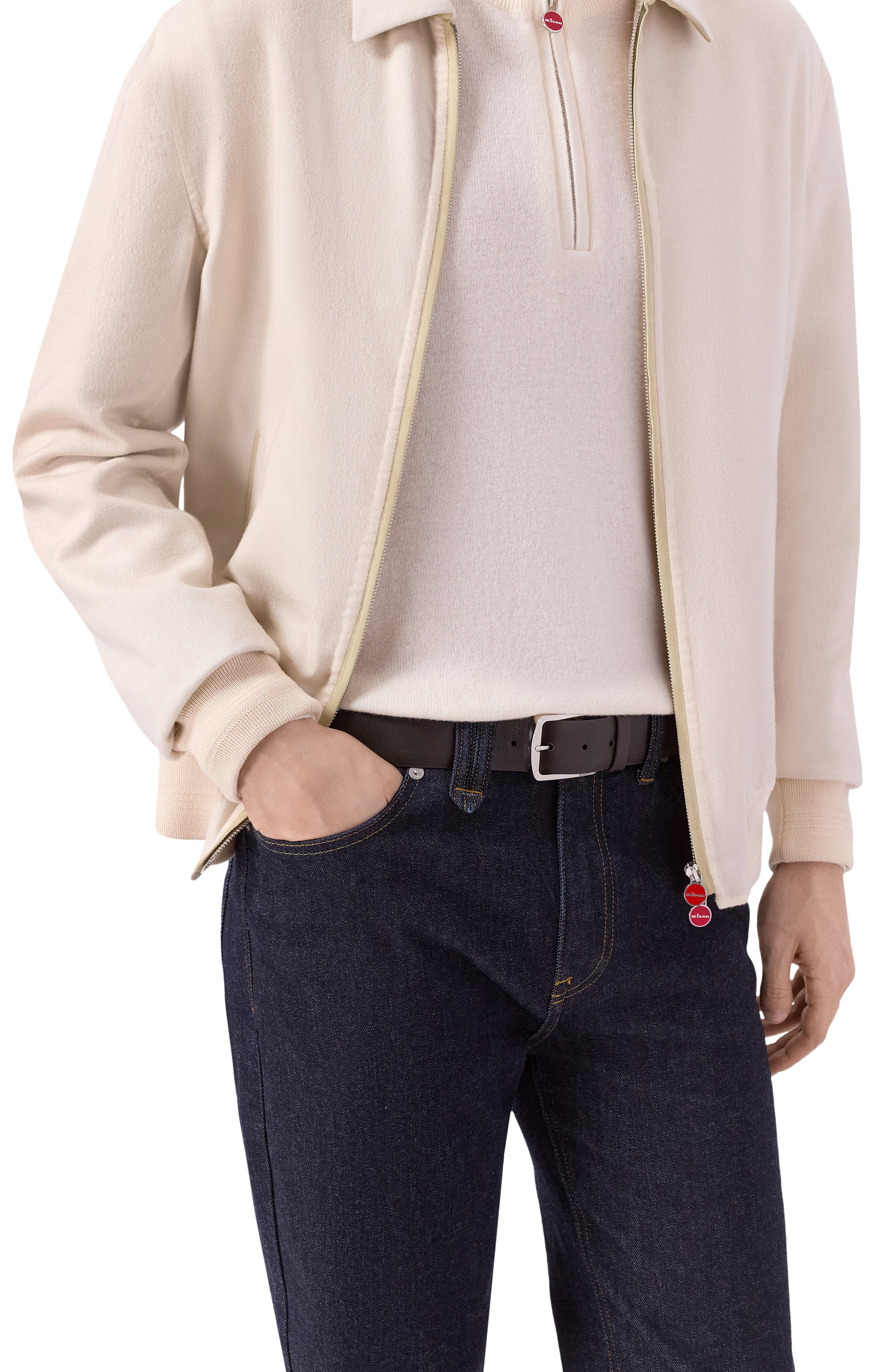 Кожаный ремень ZILLI, арт. B01235M1016VPAL00, фото 2