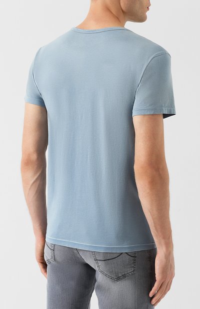 Хлопковая футболка с принтом RRL, арт. 782704107, фото 4