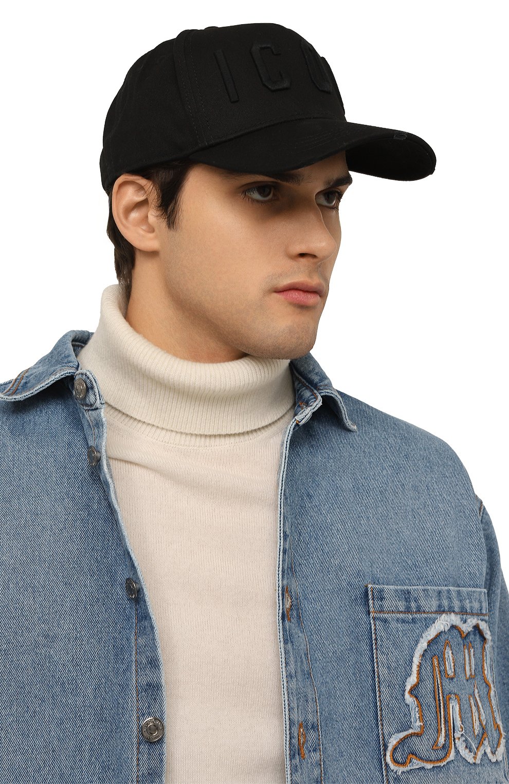 Хлопковая бейсболка DSQUARED2, арт. BCM4001 05C00001, фото 2