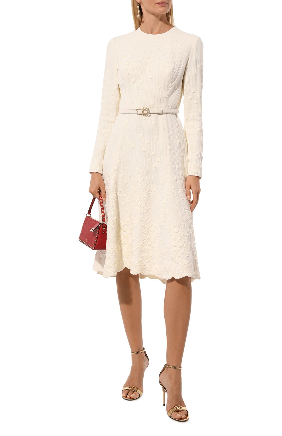 Платье из шелка и хлопка ELIE SAAB, арт. D0390, фото 2