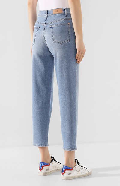 Джинсы 7 FOR ALL MANKIND голубого цвета по цене 23250 руб., арт. JSA71200EY, фото 4 Джинсы 7 FOR ALL MANKIND, арт. JSA71200EY, фото 4