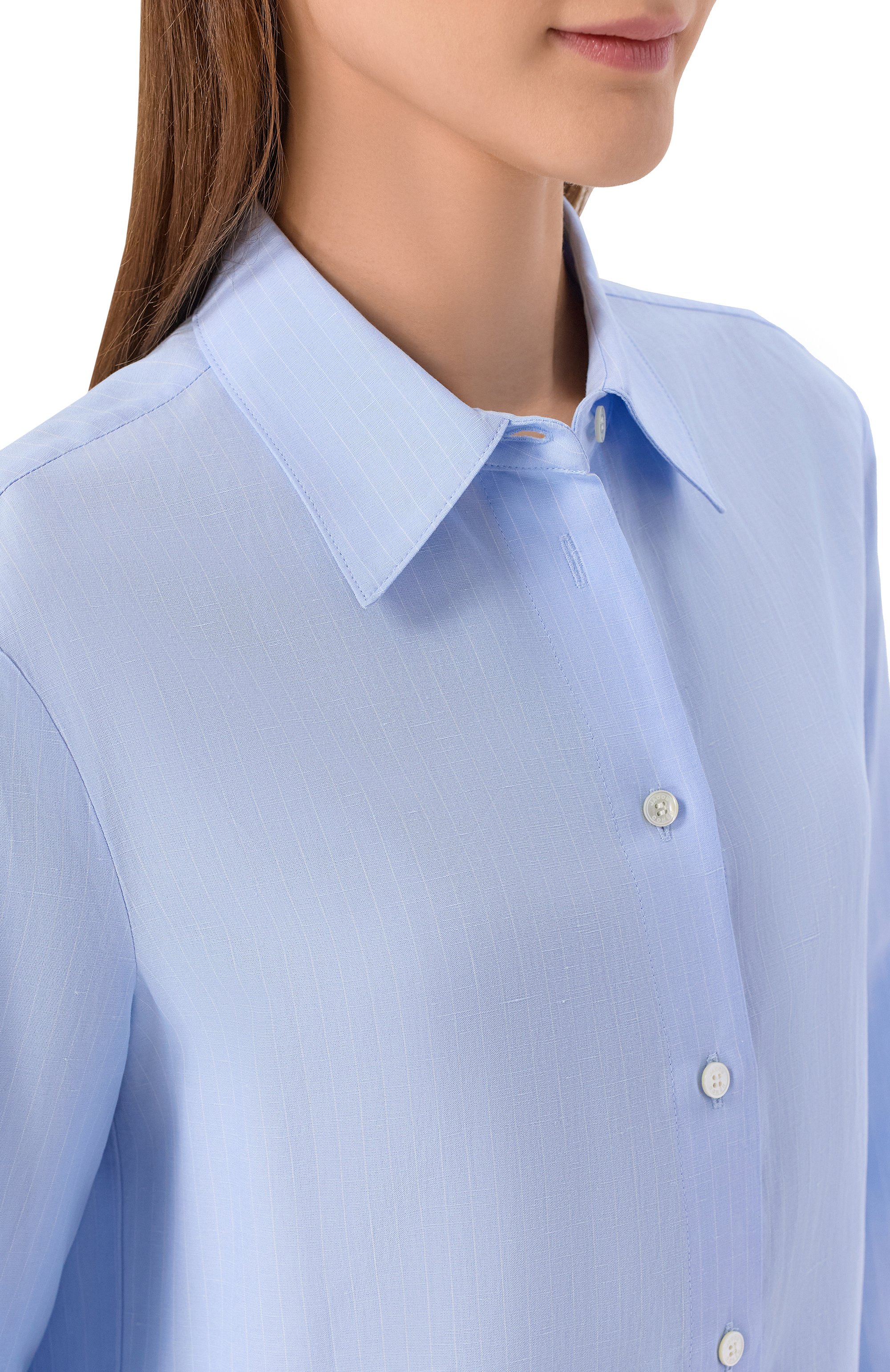 Рубашка из вискозы и льна JACOB COHEN, арт. JDM_C0076 002 T899A RW, фото 5