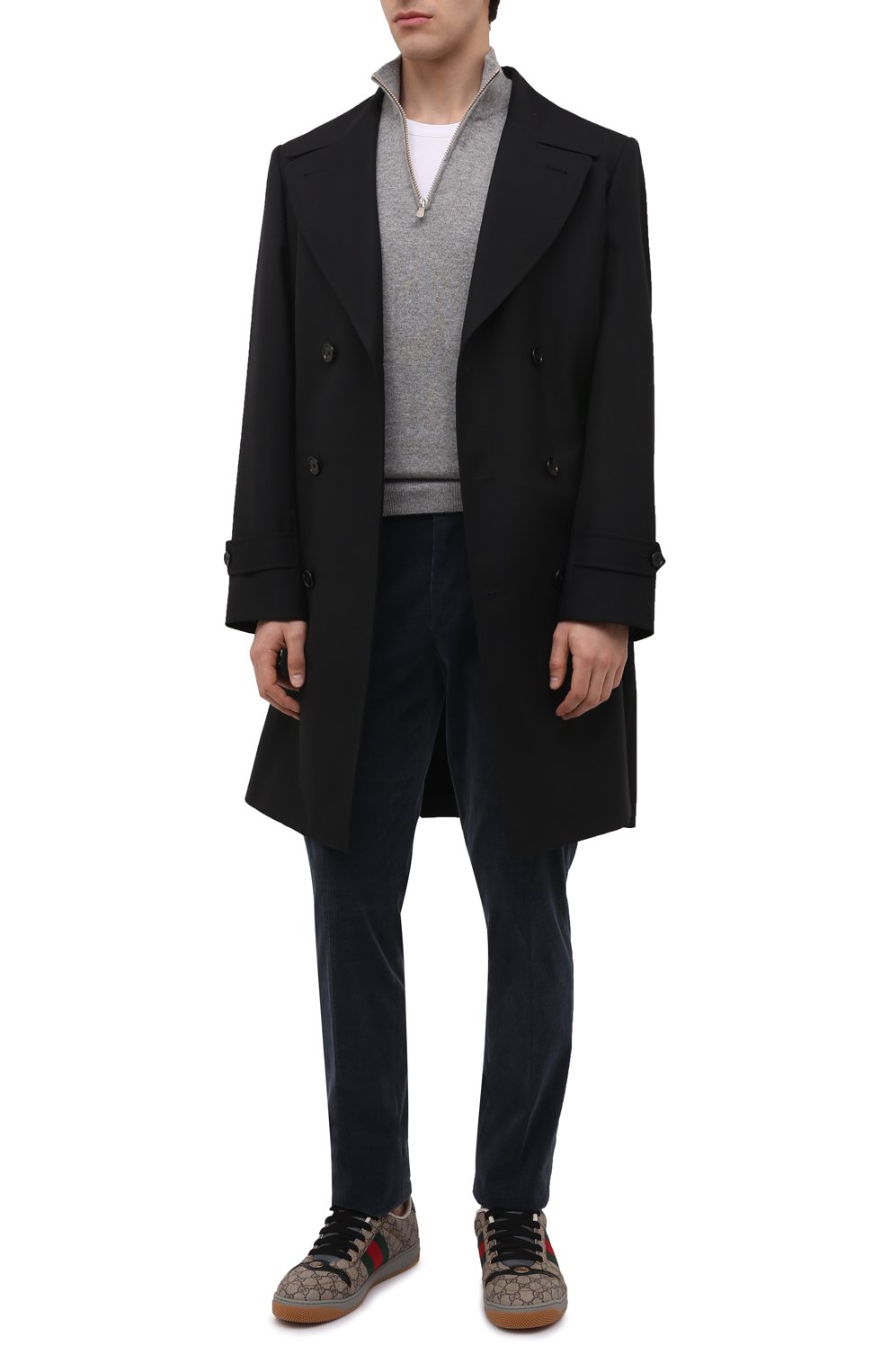 Текстильные кеды screener GUCCI, арт. 674530/96GE0, фото 2