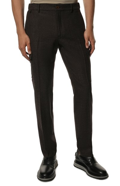 Шерстяные брюки-карго STEFANO RICCI, арт. M1T2300111/DG13HC, фото 3