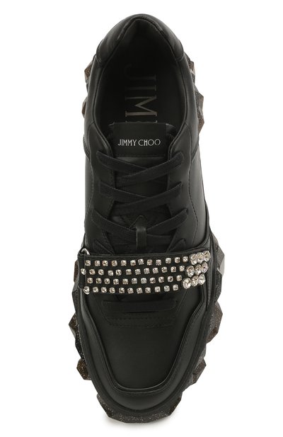 Кожаные кроссовки diamond x JIMMY CHOO, арт. DIAM0ND X STRAP/M/ADH, фото 5