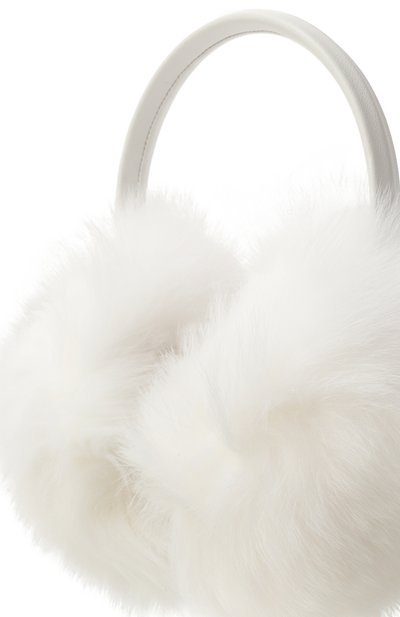 Меховые наушники из лисы YVES SALOMON, арт. 23WAA124XXRDXX, фото 3