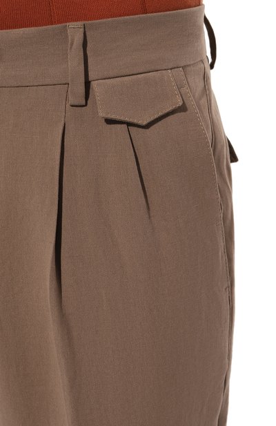 Льняные брюки BRUNELLO CUCINELLI, арт. MW431B2301, фото 5