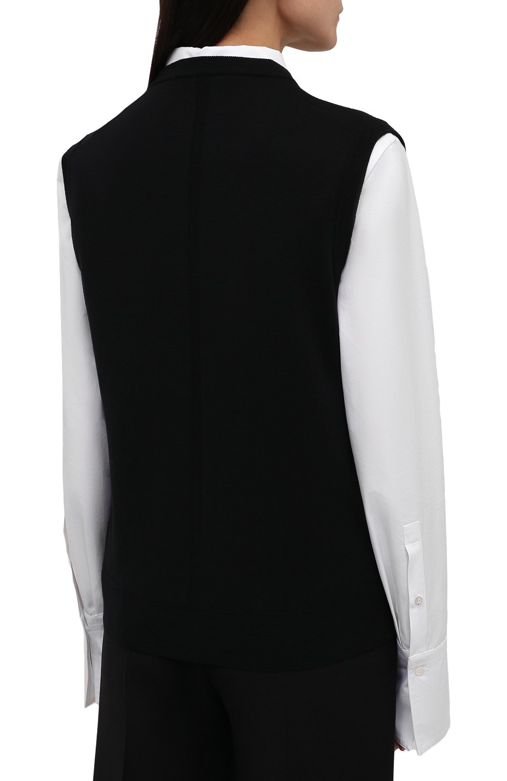 Шерстяной жилет THE ROW, арт. 5706Y478, фото 4