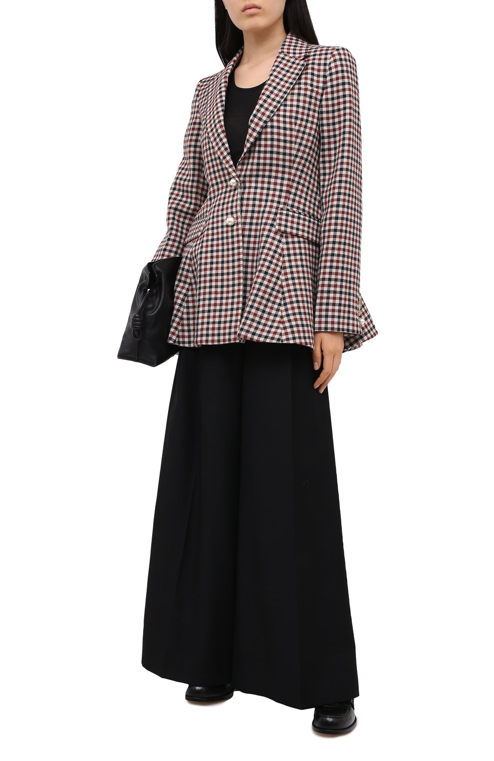 Брюки из шерсти и хлопка LOEWE, арт. S359331X29, фото 2