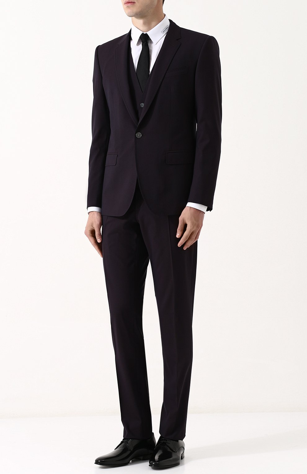 Хлопковая сорочка с воротником кент DOLCE & GABBANA, арт. G5EY2T/FU5GK, фото 2