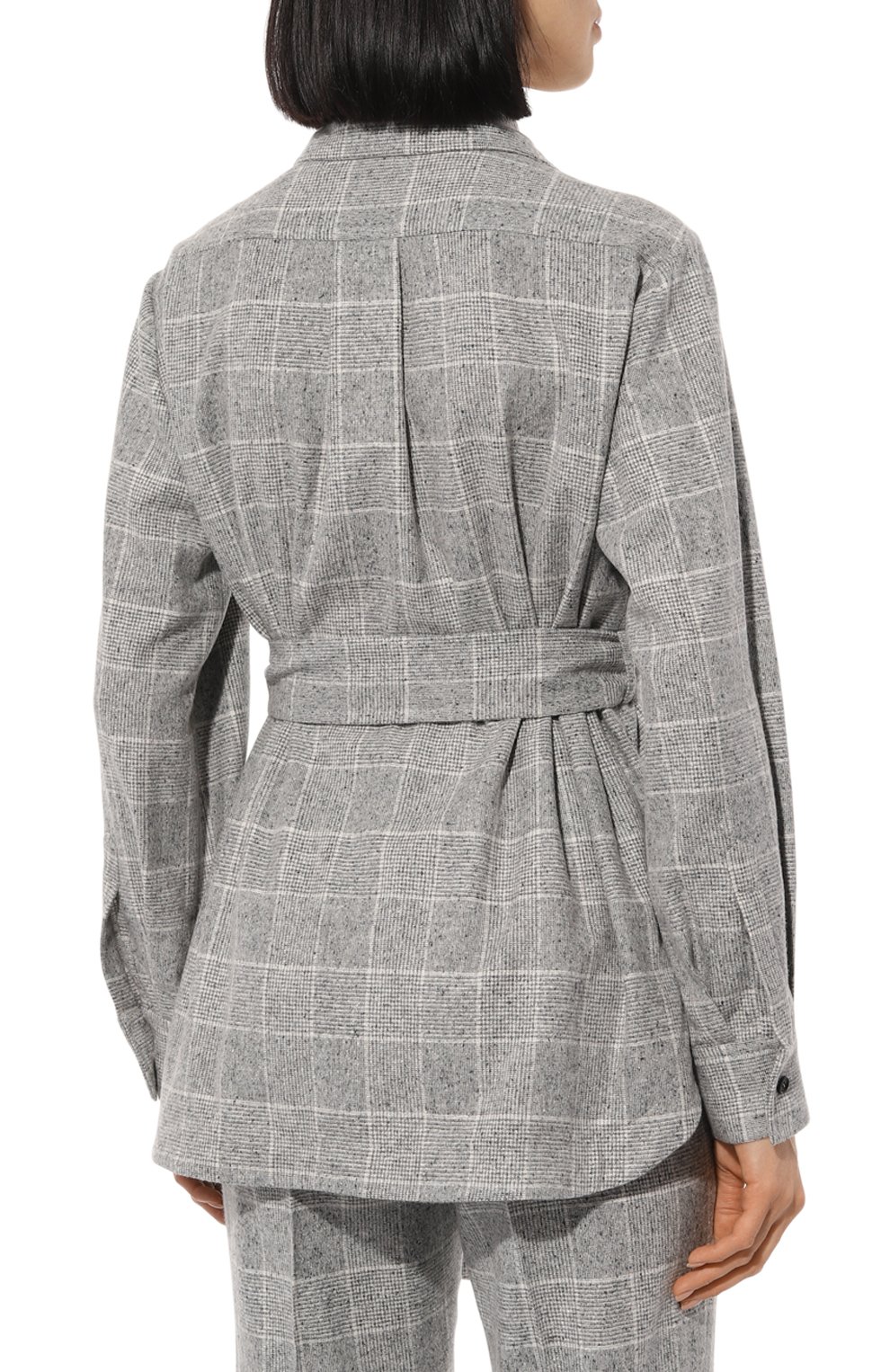 Рубашка из шелка и шерсти KITON, арт. D58453K0541E02, фото 4