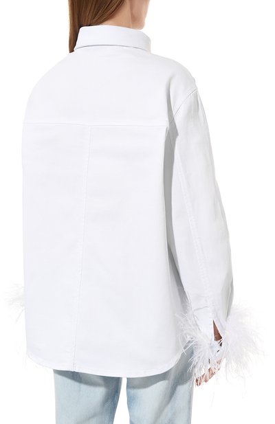 Рубашка с отделкой перьями ALINE, арт. AL071101-2, фото 4