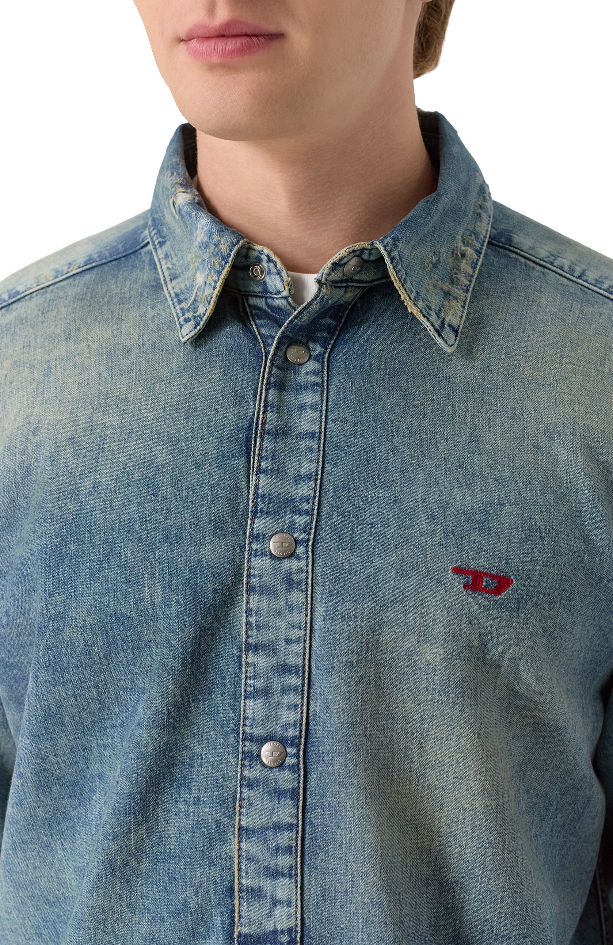 Джинсовая рубашка DIESEL, арт. A03534/068TL, фото 5