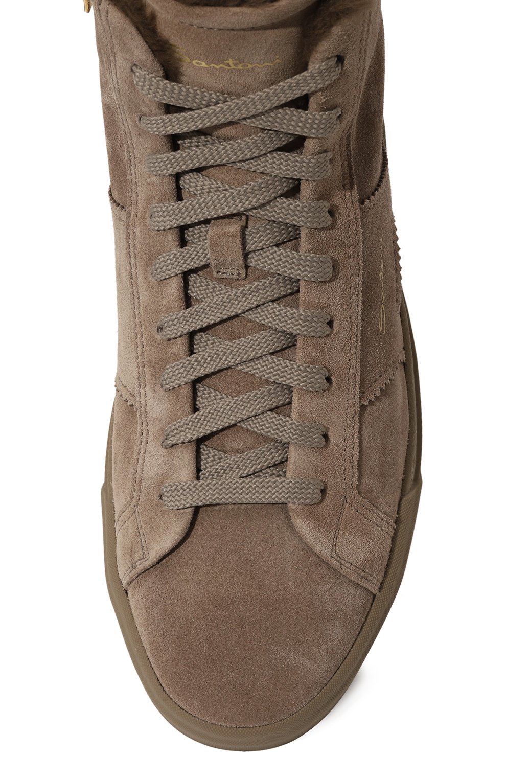 Замшевые кеды gloria SANTONI, арт. MBGG21933ARDPSEY, фото 6