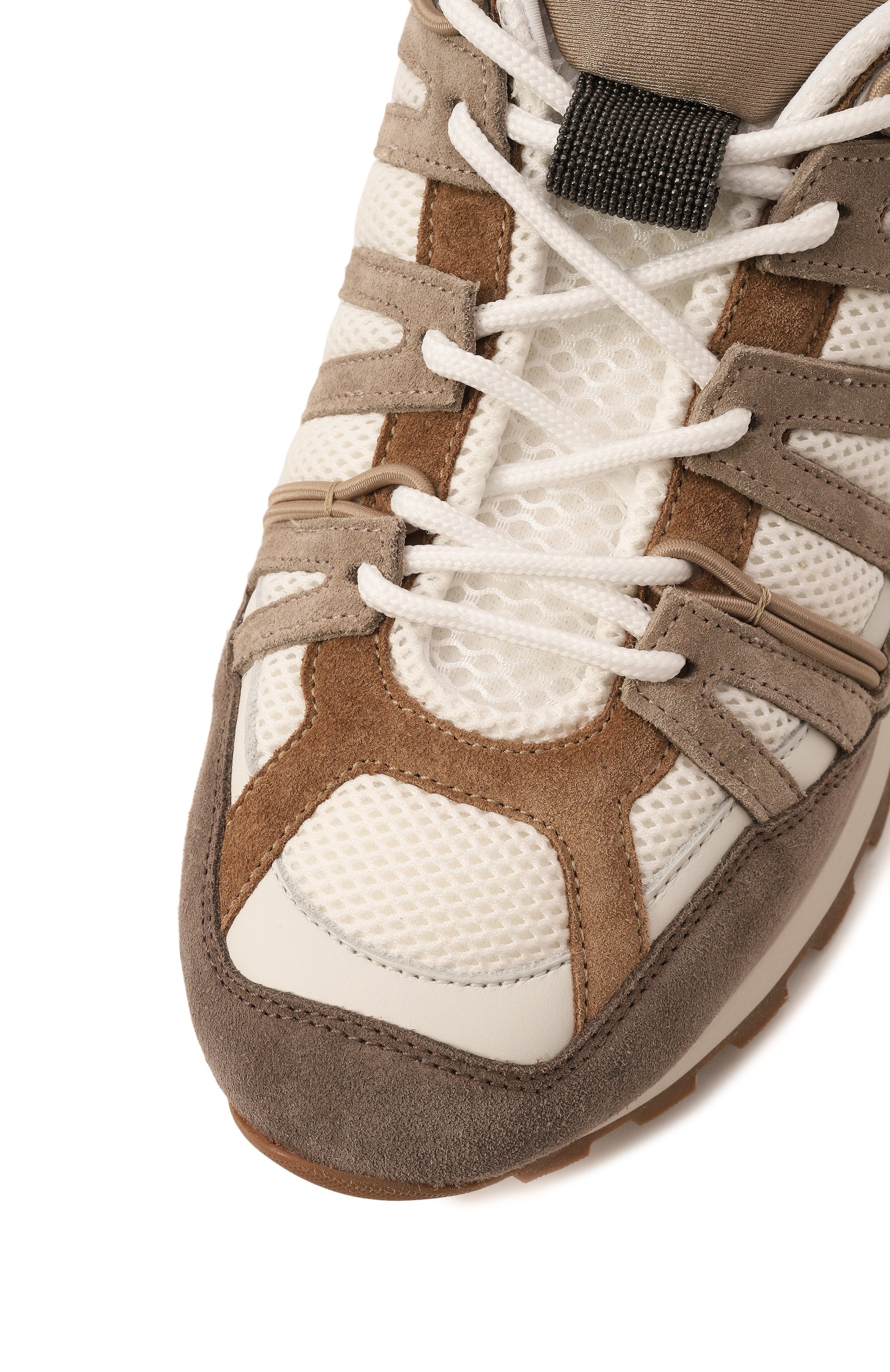 Комбинированные кроссовки BRUNELLO CUCINELLI, арт. MZSFG2902, фото 7