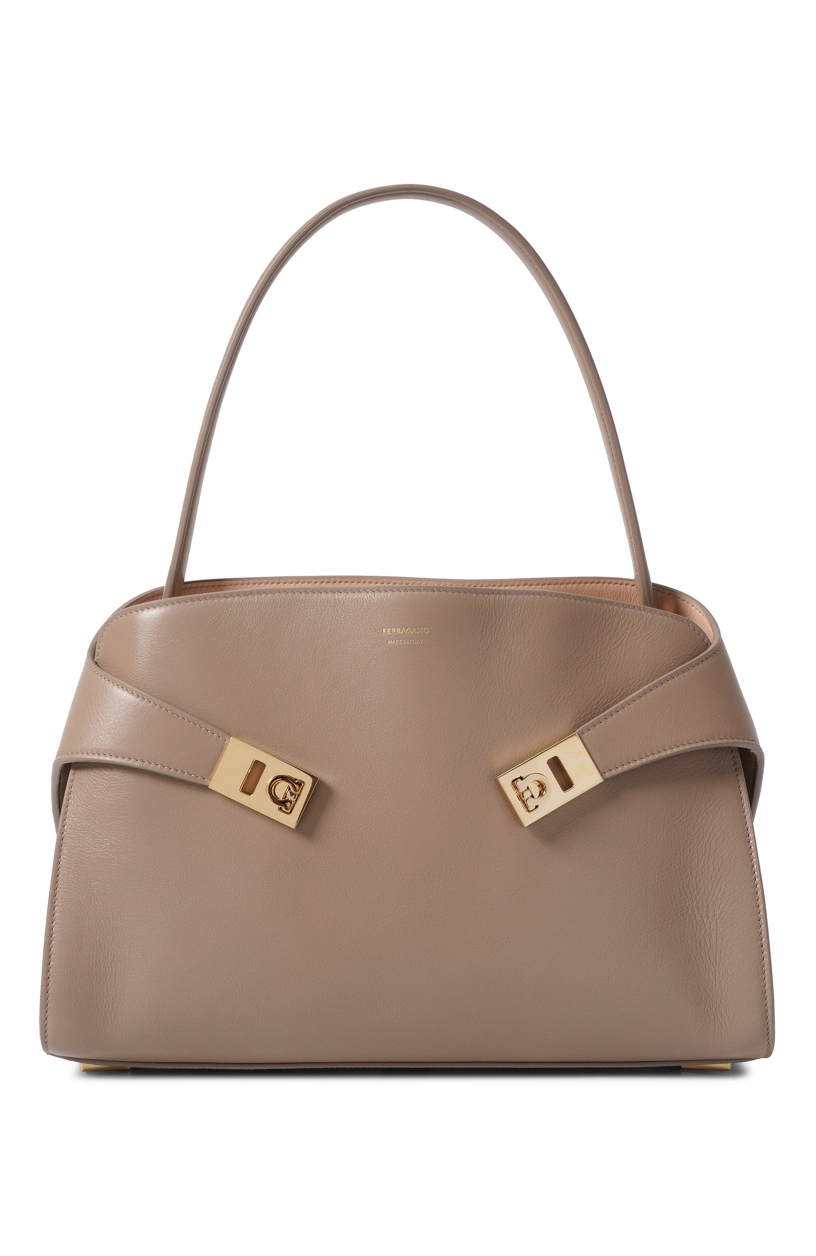 Сумка hug FERRAGAMO серого цвета по цене 348500 руб., арт. 219816/795203, фото 1 Сумка hug FERRAGAMO, арт. 219816/795203, фото 1