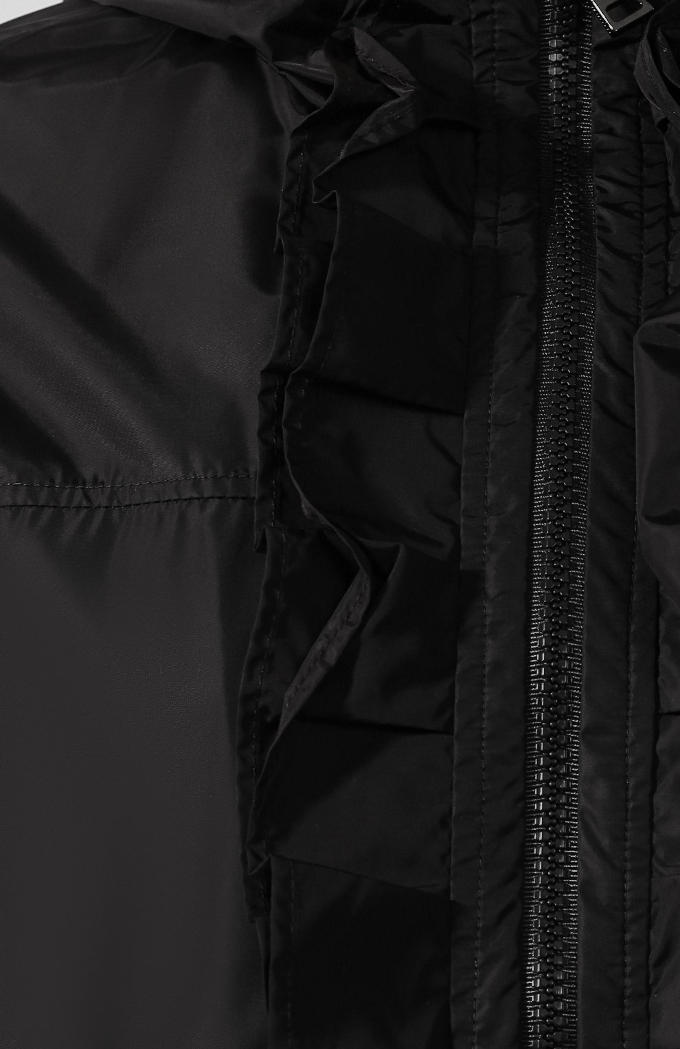 Плащ sauge MONCLER черного цвета по цене 58200 руб., арт. F1-093-1C721-00-C0063, фото 5 Плащ sauge MONCLER, арт. F1-093-1C721-00-C0063, фото 5
