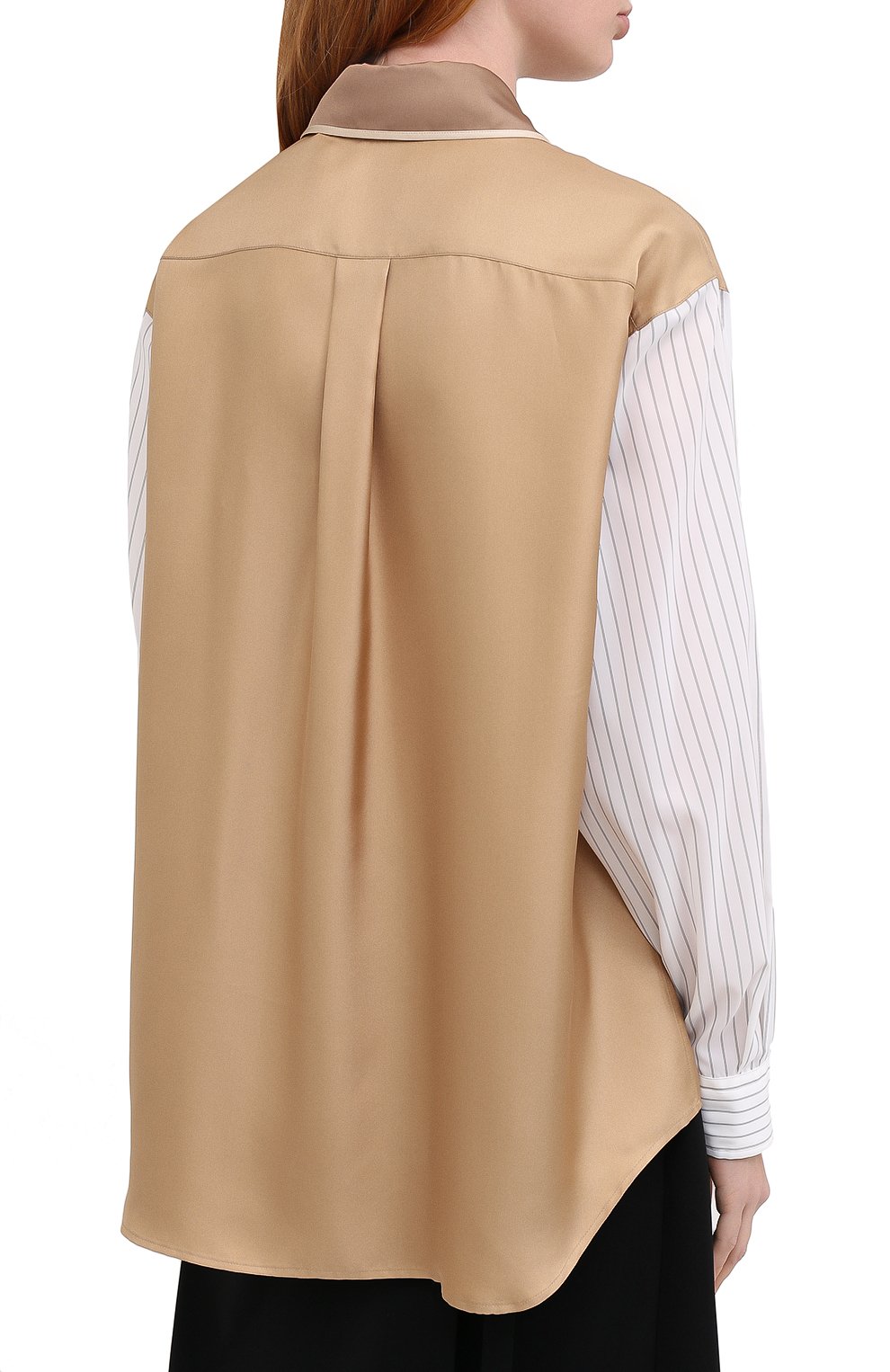 Шелковая рубашка BURBERRY, арт. 4566940, фото 4