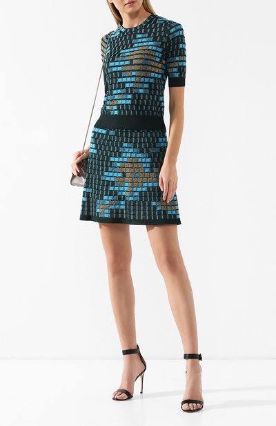 Юбка с эластичным поясом M MISSONI синего цвета по цене 30850 руб., арт. 2DH00013/2K0019, фото 2 Юбка с эластичным поясом M MISSONI, арт. 2DH00013/2K0019, фото 2