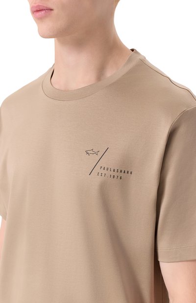 Хлопковая футболка PAUL&SHARK, арт. 15311622/3XL-6XL, фото 5