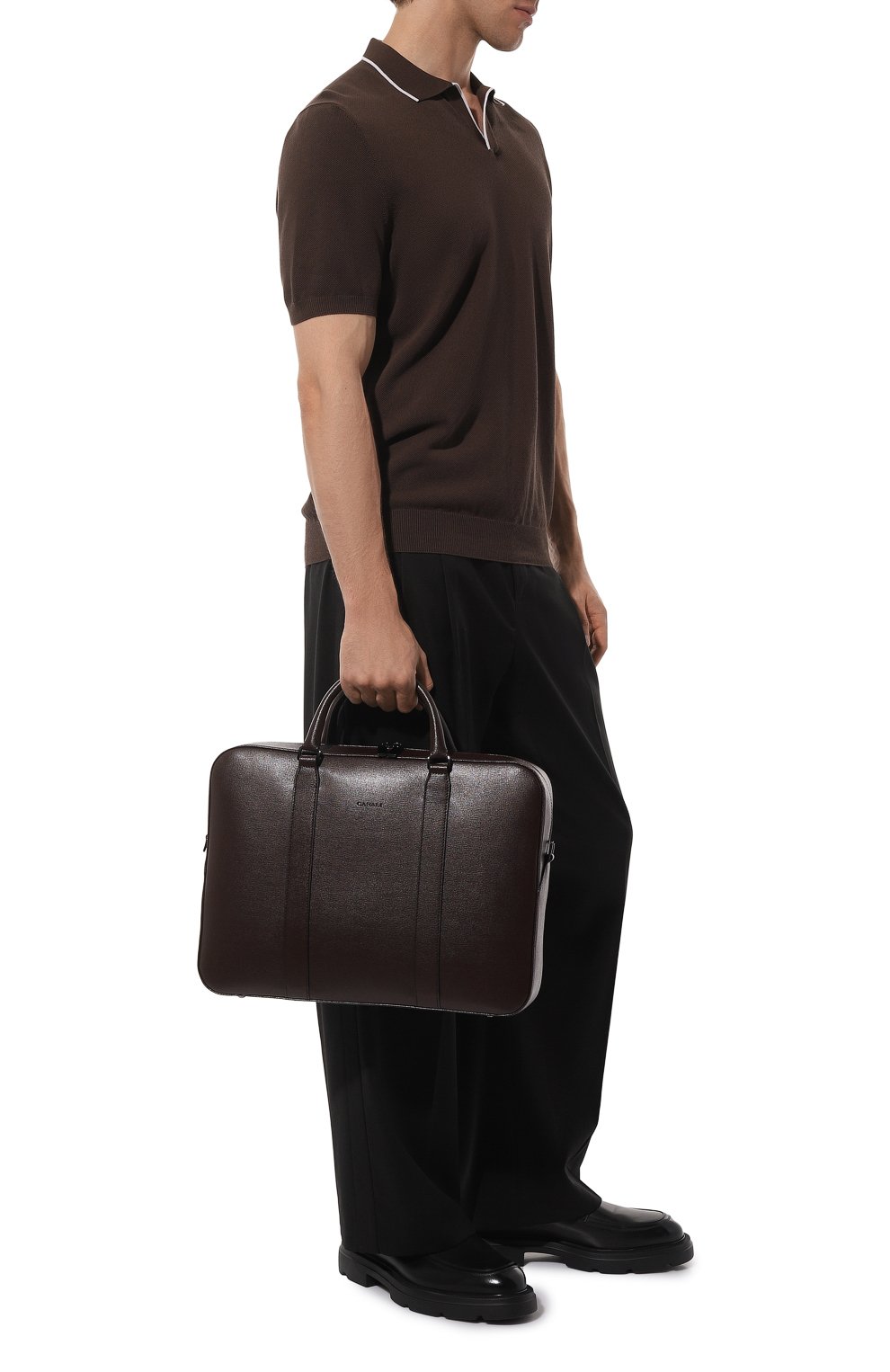 Кожаная сумка для ноутбука CANALI, арт. P325157/NA00053, фото 7