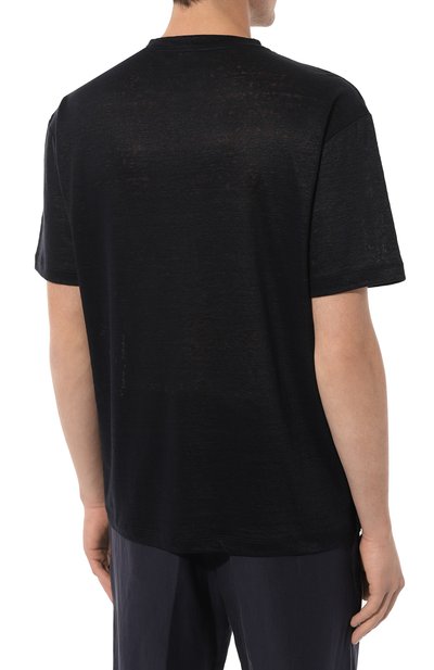 Льняная футболка GIORGIO ARMANI, арт. 3DSM73/SJDJZ, фото 4