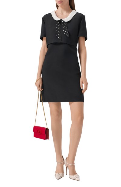 Женское платье из шерсти и шелка VALENTINO, арт. 8B3VAHZ1/1CF