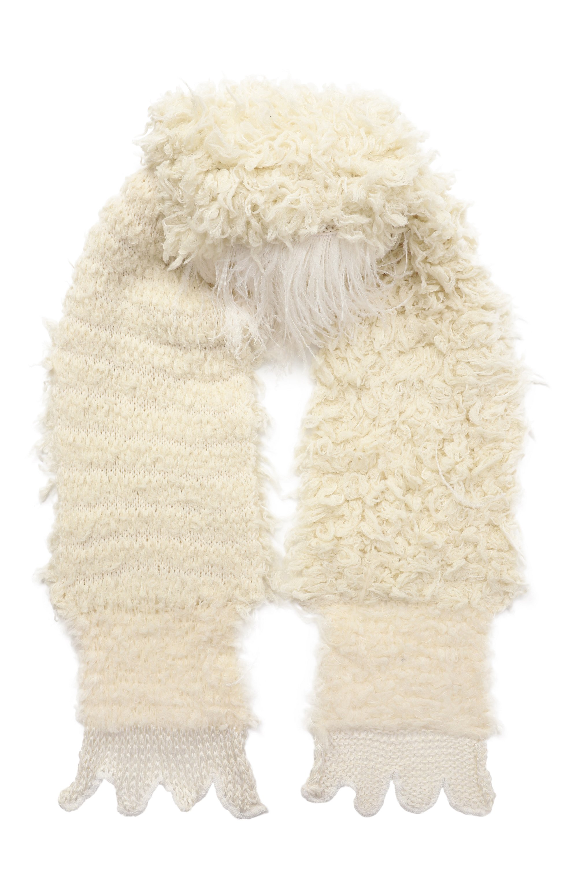 Шерстяной шарф ANN DEMEULEMEESTER, арт. B0013611/KN082, фото 1