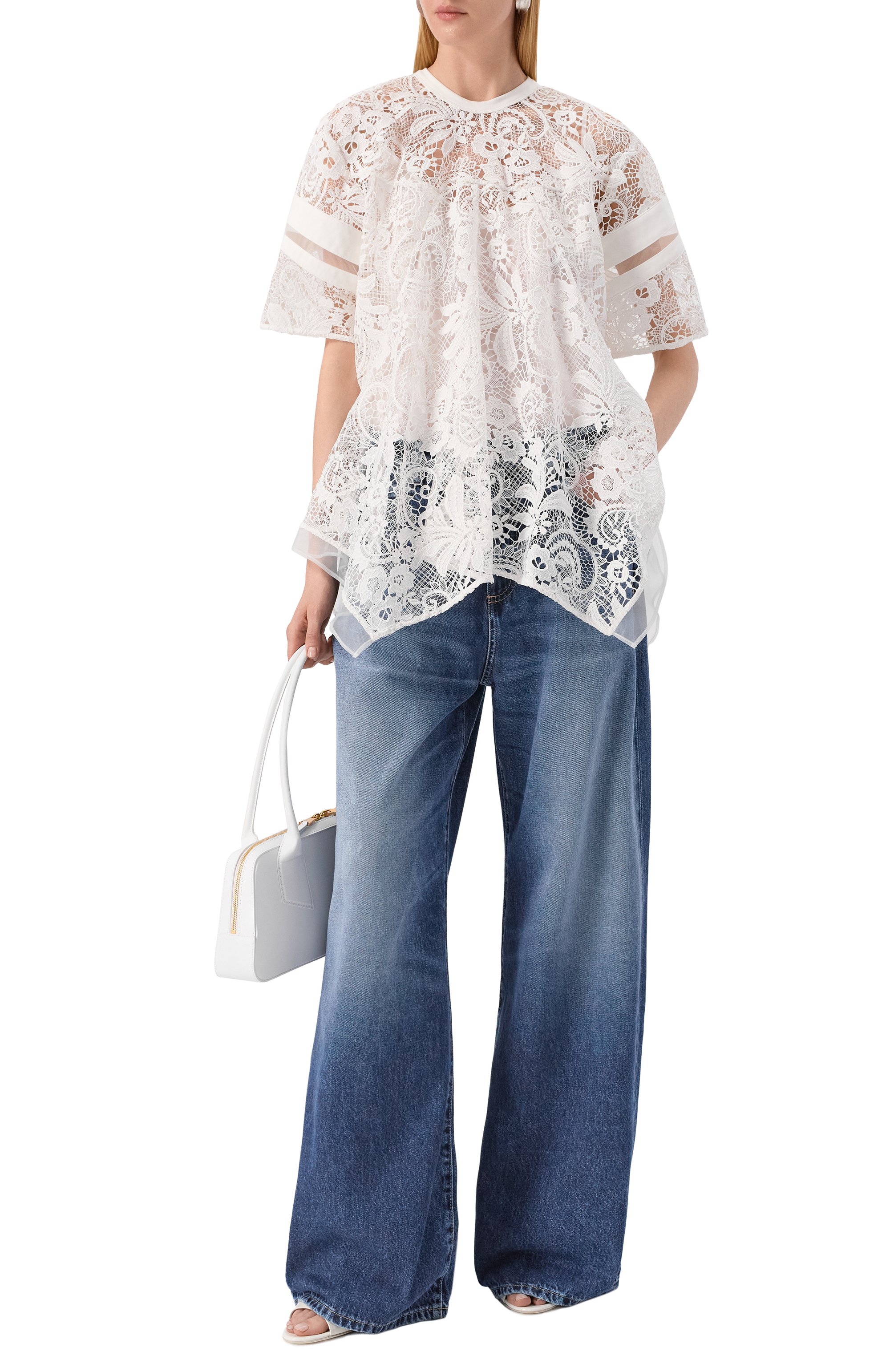 Топ 3.1 PHILLIP LIM молочного цвета по цене 107000 руб., арт. S252-21690CEL, фото 2 Топ 3.1 PHILLIP LIM, арт. S252-21690CEL, фото 2