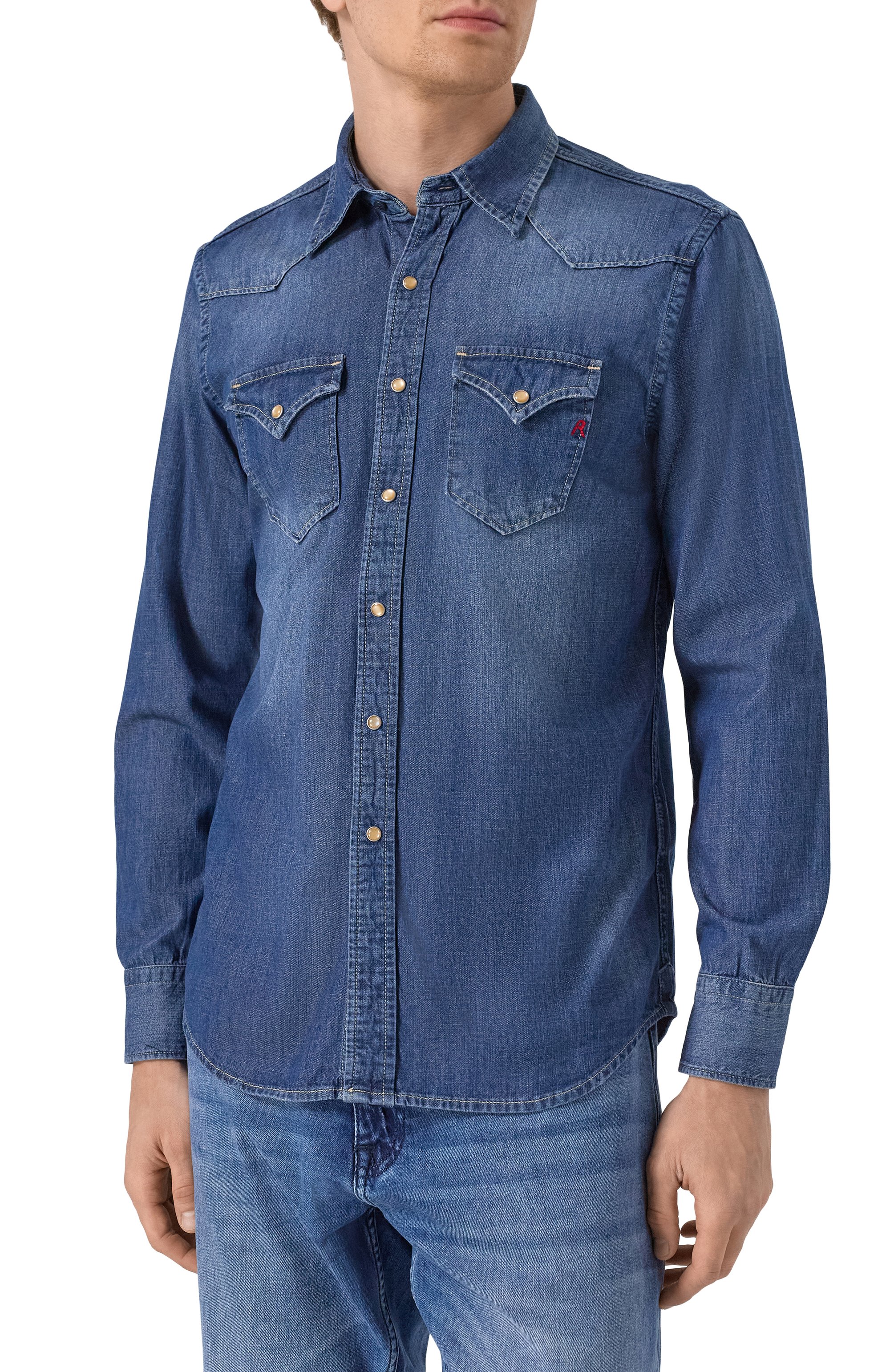 Джинсовая рубашка REPLAY, арт. M4023C.000.26C 80A, фото 3